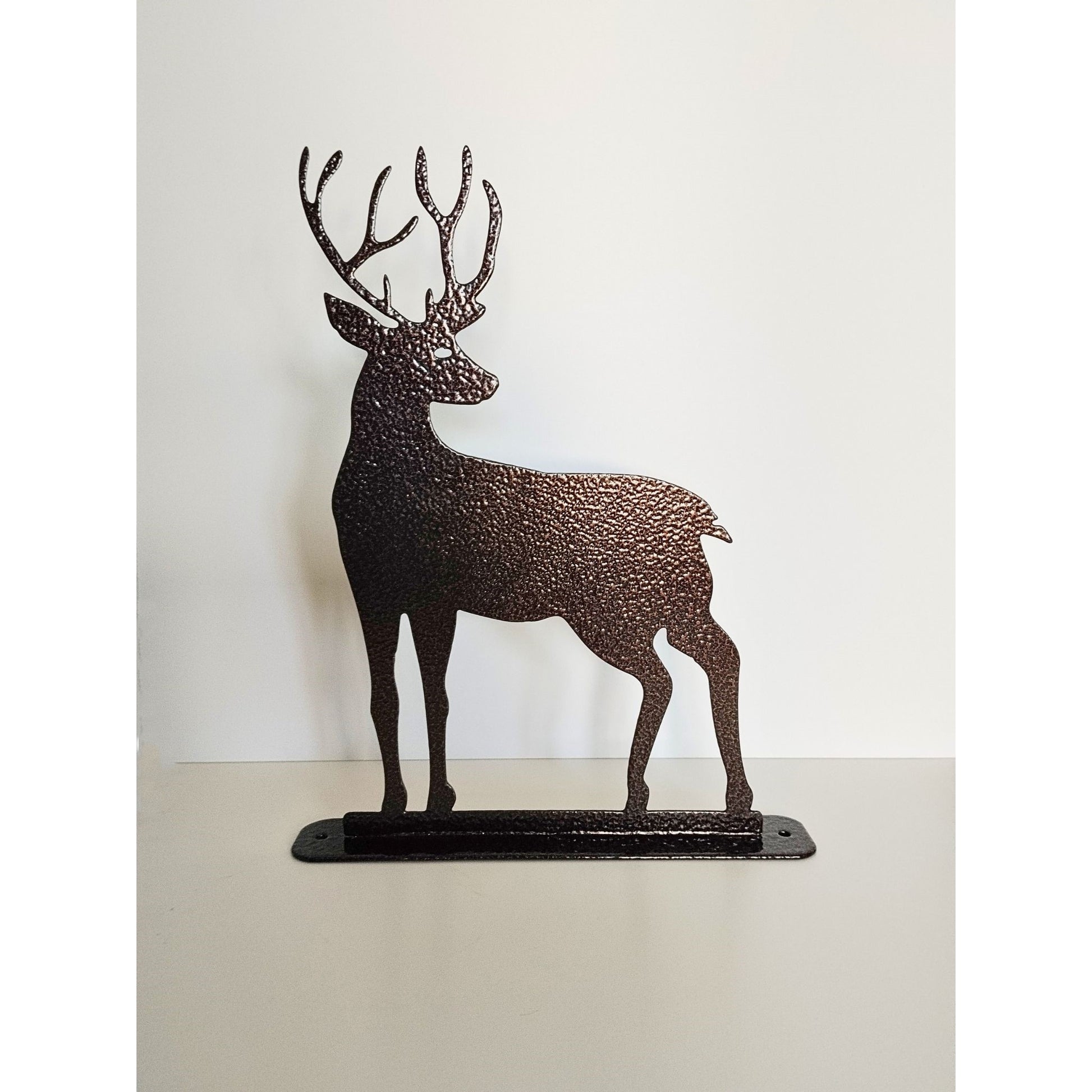 bronze stag ornament with antlers