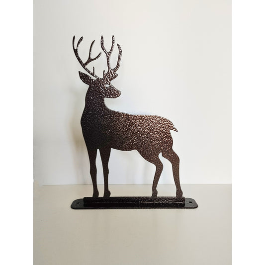 bronze stag ornament with antlers